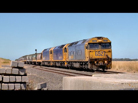 7735V Pacific National Grain Train With G527 G520 G525 (19/2/2023) - PoathTV Australian Railways