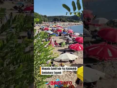 Mugada’da Yaz Bitmedi! ☀️ Sonbaharın İlk Günlerinde Sahil Doldu Taştı