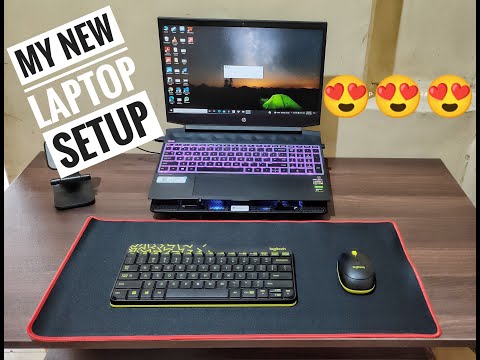 MY NEW LAPTOP SETUP 🔥🔥 !!