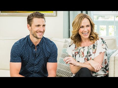 Thumbnail of the video: "The Perfect Catch" stars Nikki DeLoach and Andrew Walker - Hallmark Channel