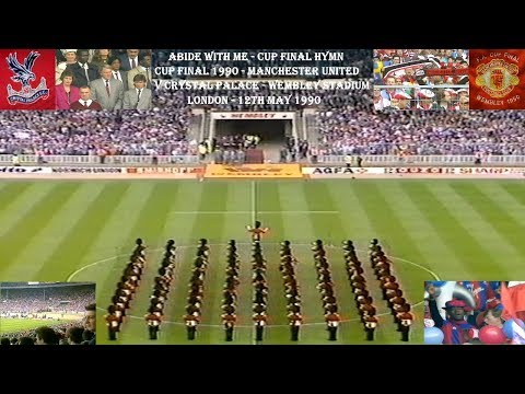 ABIDE WITH ME–FA CUP FINAL HYMN–MANCHESTER UNITED FC V CRYSTAL PALACE FC–12TH MAY 1990 –WEMBLEY
