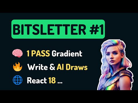 📰 Bitsletter #1: AI Drawing, PyTorch & Lightning Updates, React 18.0