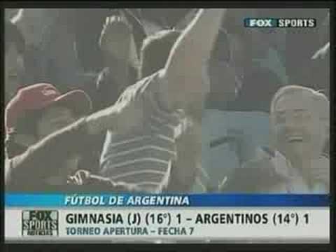 GEJ 1 - Argentinos 1, Gol de Juan Arraya (1)