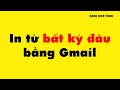 Cách chia sẻ máy in qua mạng internet