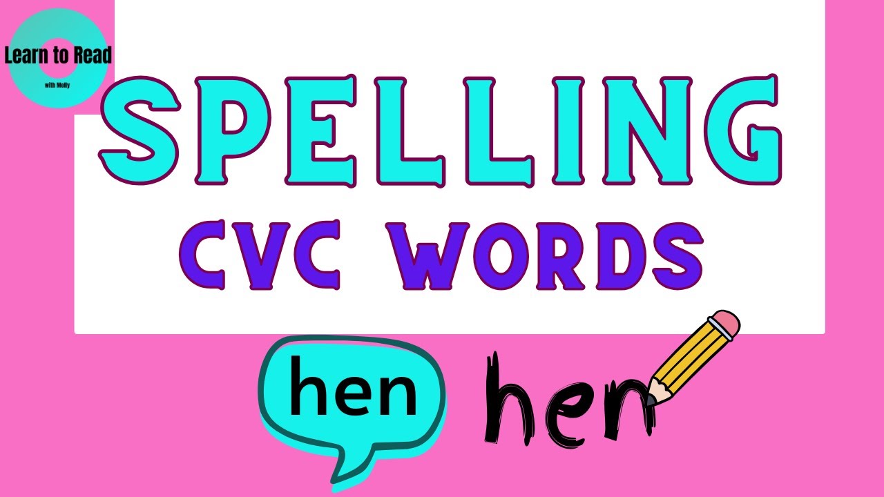 Spelling CVC Words / Interactive Spelling Practice / Kindergarten / First Grade / Spelling / CVC