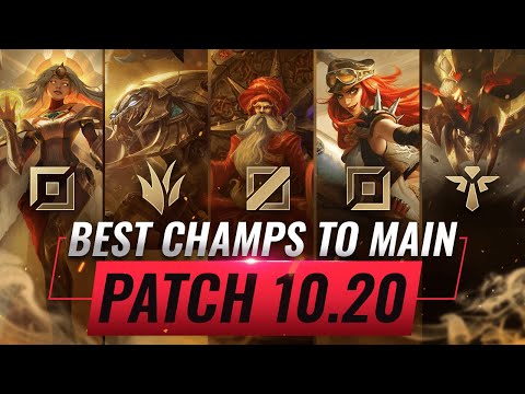 3 BEST Champions To MAIN For EVERY ROLE in Patch 10.20 - League of Legends Season 10