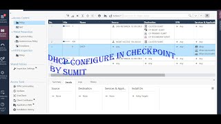 DHCP configure in Checkpoint Firewall
