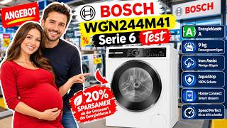 🟢🟢🟢 Bosch Serie 6 Waschmaschine WGN244M41: Test, Iron Assist & Alltagstipps!