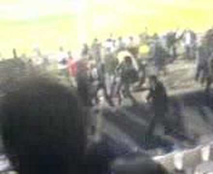 Fc Zwolle - De Graafschap in Oosterenk stadion anti-eagels