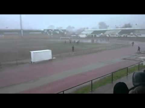 El Derbi de Juveniles CD Rota - UD Roteña suspendido por la lluvia