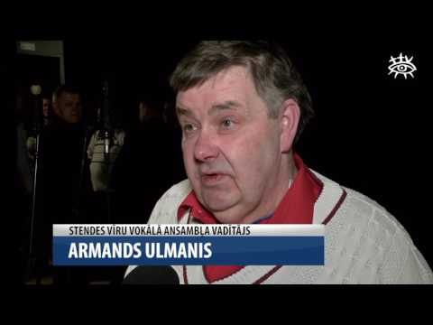 Stendes vīru vokālais ansamblis iedzied dziesmu albumu