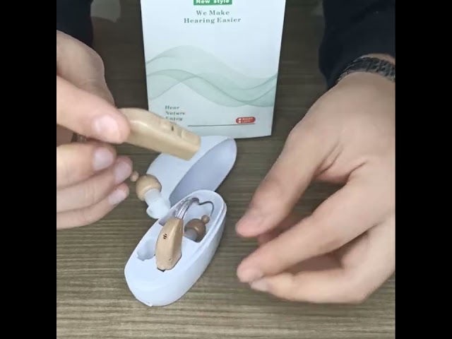 Vídeo relacionado con Amplificador Auditivo Recargable, Digital, Amplificador de Sonido ITE, Izquierda y Derecha, Uso Sencillo, Invisible, Cómodo, 16 Canales, Cancelación de Ruido, Gama Alta, ABUBU GM/953