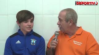Vídeo entrevista con Aaron Gallego, jugador del Cadete B del Ciudad de Benidorm