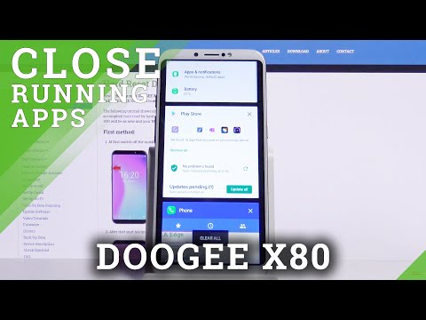 How to Close Running Apps in DOOGEE X80 – Disable Running Apps