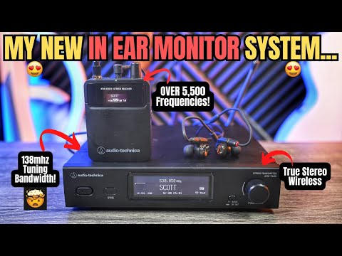 MY NEW FAVORITE Wireless In Ear Monitor System: Audio Technica ATW3255