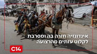 קשיים בתוכנית ההגירה: אינדונזיה חזרה בה ומסרבת לקלוט עזתים מהרצועה | החדשות (חדשות ערוץ 14) - התמונה מוצגת ישירות מתוך אתר האינטרנט יוטיוב. זכויות היוצרים בתמונה שייכות ליוצרה. קישור קרדיט למקור התוכן נמצא בתוך דף הסרטון