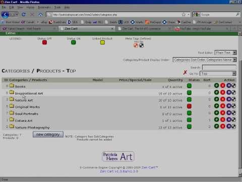 Zen Cart Add/Delete Products