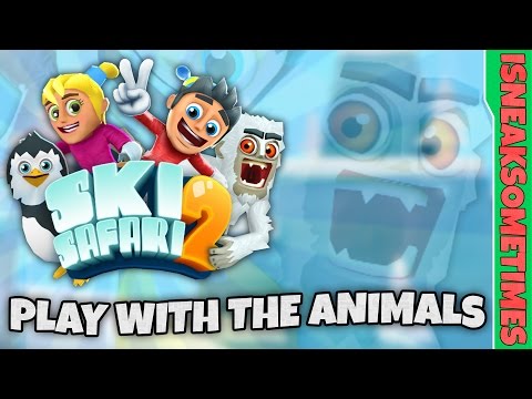 Ski Safari 2 "PLAY WITH THE ANIMALS" (Apple iPhone iOS / Android Mobile Games)