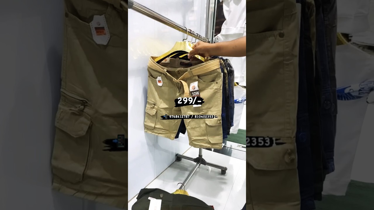 Cargo six pocket shorts RS:- 299/- 💥 size: 28 to 36 #shorts #kingchoice70 #short #cargo #viral