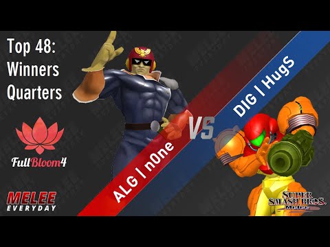 Full Bloom 4 - ALG | n0ne (Captain Falcon) vs. DIG | HugS (Samus) - SSBM - Top 48 - Winners Quarters