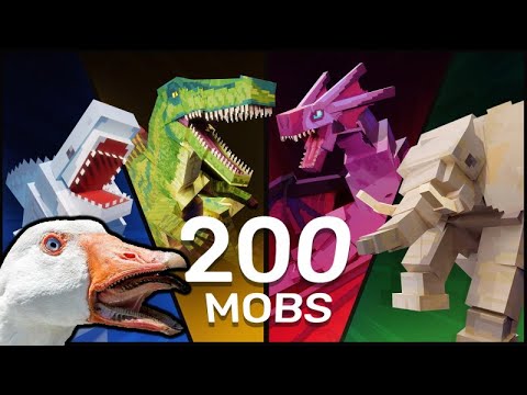 Minecraft 200 Mobs Gameplay