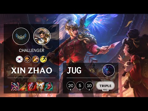 Xin Zhao Jungle vs Rek'Sai - KR Challenger Patch 12.3