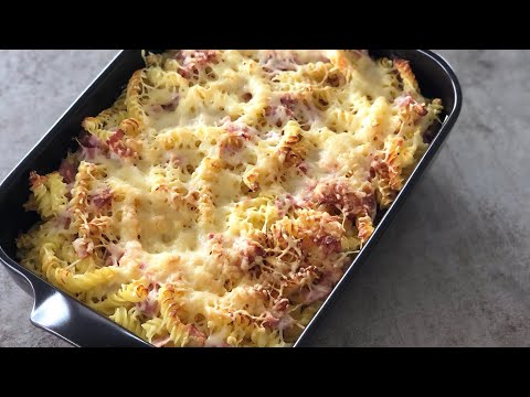 Gratin de Pâte Jambon Gruyère