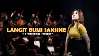 Download lagu LANGIT BUMI SAKSINE - Langit Bumi Iki Dadi Saksine || Keroncong Version Cover mp3