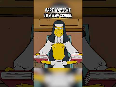 Bart was sent to a new school