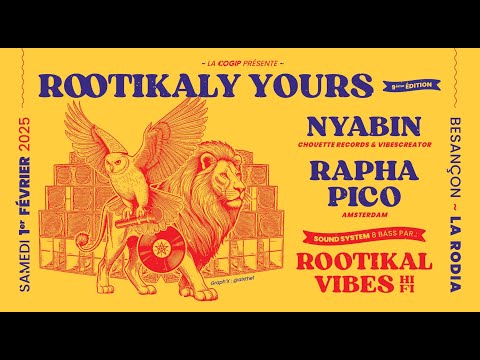 Rootikal Vibes Hi-Fi playing Jah Baker Tings Tuff Dubplate - Rootikaly Yours 2025 - Besançon