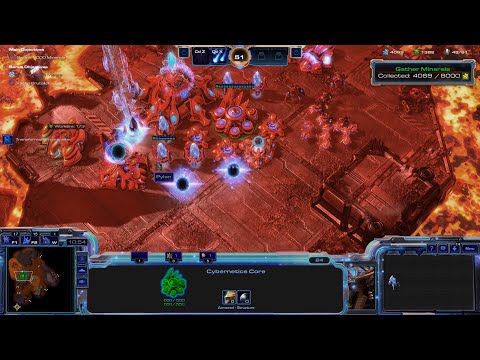 StarCraft 2 Wings of Liberty Campaign (Protoss Edition) Mission 5 - The Devil's Playground