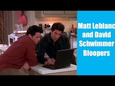 Adorable Matt Leblanc and David Schwimmer Bloopers!