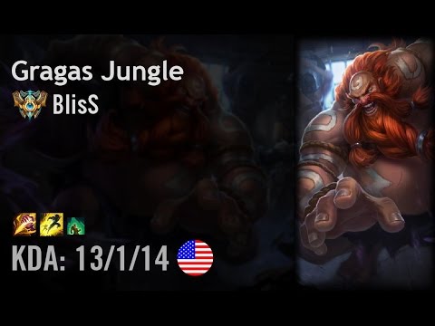 Gragas Jungle vs Shyvana - BlisS - NA Challenger Path 6.5