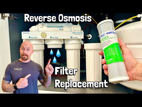 Reverse Osmosis FILTERS How To Replace - APEC RO System