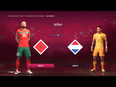 FIFA 23 WORLD CUP 2022 QATAR FINALS  -  MOROCCO VS FINLAND