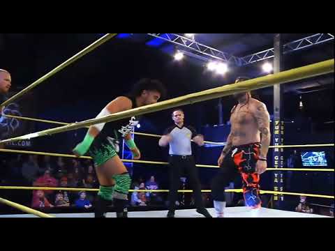 Kal Herro & Dimes vs. Eric Darkstorm & Tony Evans.  OVW tv 10.20.2022