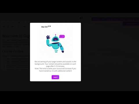 AI Course Creation Tool Demo - Coursebox
