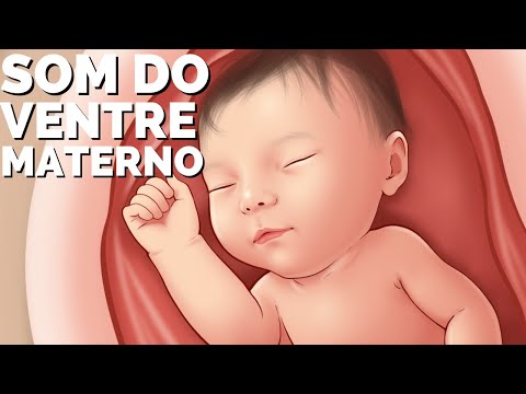 INCRÍVEL! BEBÊ ADORMECE AO OUVIR ESSE SOM DO VENTRE MATERNO - Som do Útero que Acalma