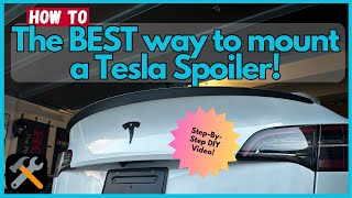 Never coming off! The BEST Spoiler installation for Teslas | Tesla Model Y (How to / Full DIY)