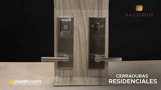¡Cerraduras Residenciales Baldwin disponibles en ConstruDepot!
