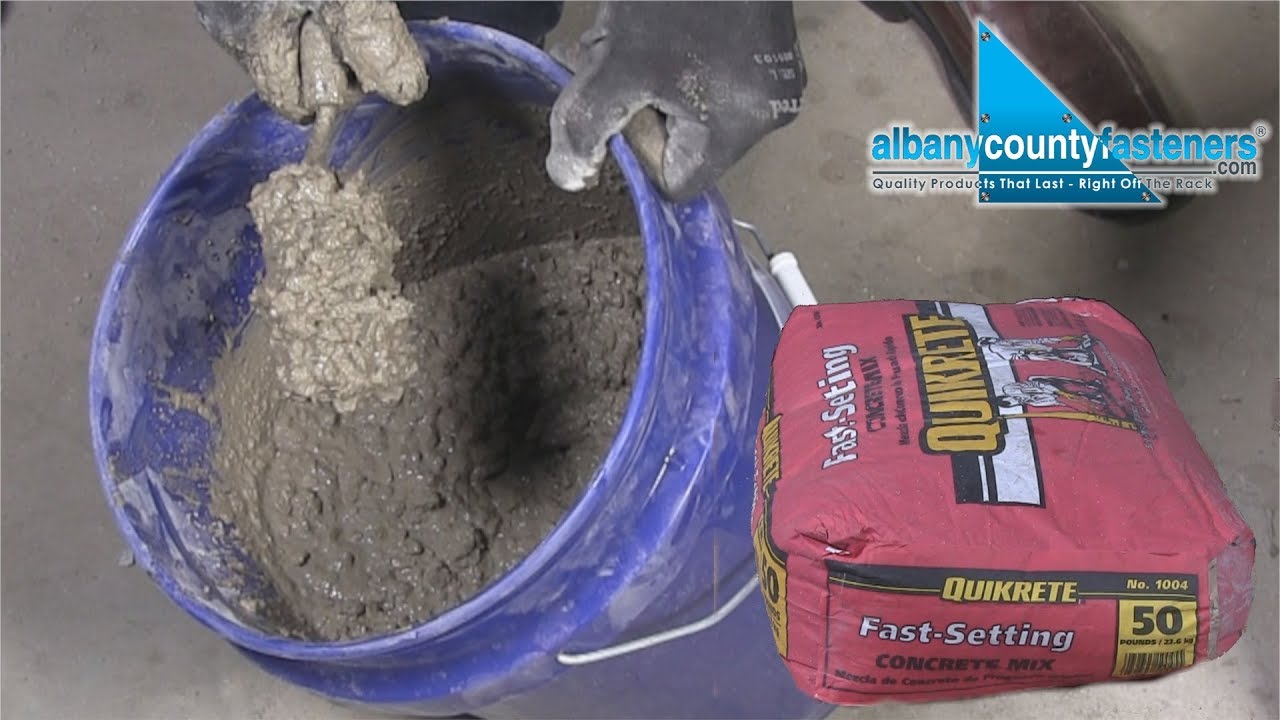 Watch video How To Mix Fast-Setting Concrete | DIY Now How To Mix Fast-Setting Concrete | DIY