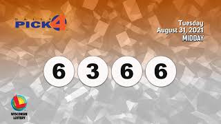 Wisconsin Lottery Midday Draw 08/31/2021