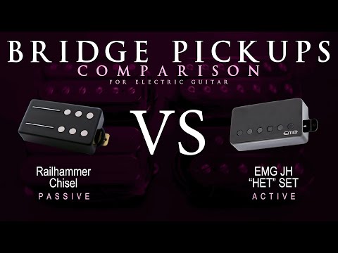 Railhammer CHISEL vs EMG JH HET SET - Bridge Guitar Pickup Comparison Tone Demo