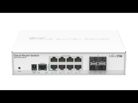 Mikrotik CRS112-8G-4S-IN Cloud Router Switch