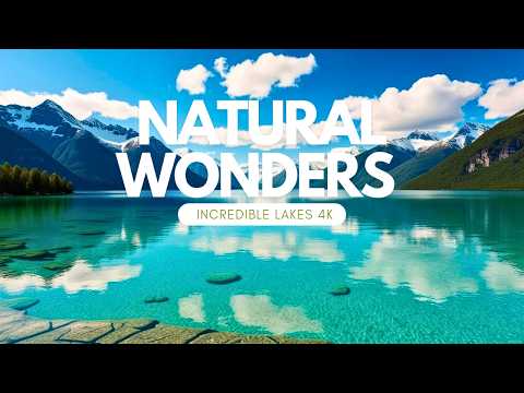Incredible Lakes 4K - Wonders of The World | The Most Beautiful Lakes in the World 2025