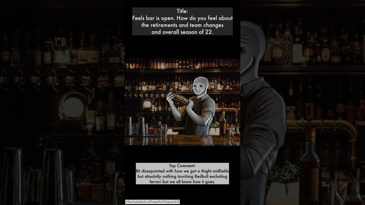 Feels bar is open. - Best of r/formuladank for Sep 29th 2022!