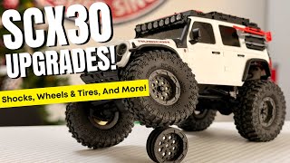 SCX30 Upgrades: Pro-Line Pro-Spec Shocks, Big Tires, New Wheels & More!