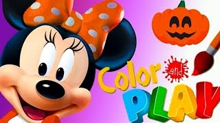 Disney Mickey Mouse Clubhouse and Minnie Mouse’s Halloween Garden Color & Play Game for Kids