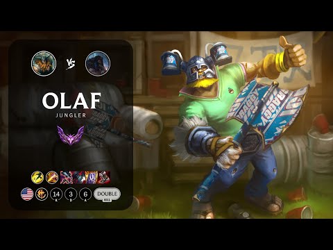 Olaf Jungle vs Udyr - NA Master Patch 13.15