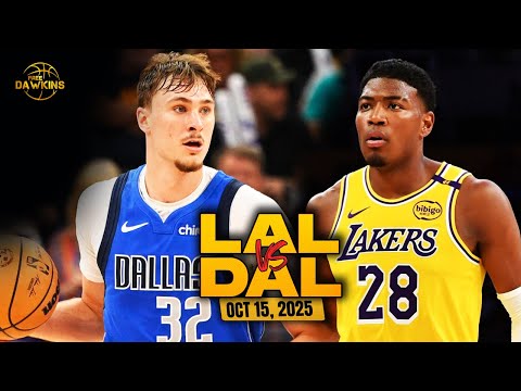 Los Angeles Lakers vs Dallas Mavericks Full Game Highlights | Oct 15, 2025 | FreeDawkins